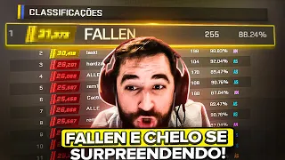 FALLEN PEGANDO SEU 1° RANK NO CS2!