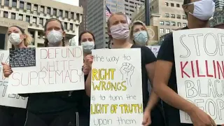 Boston: protesters gather against racism outside City Hall | AFP