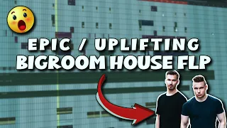 HOW TO MAKE EPIC BIGROOM HOUSE WITH VOCALS LIKE AXMO, KEVU, W&W IN 5 MINS | FL STUDIO TUTORIAL + FLP