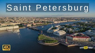 Saint Petersburg, Russia 🇷🇺 in 4K ULTRA HD | Top Places To Travel | Video by Drone