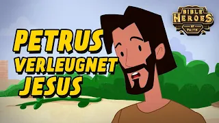 Petrus verleugnet Jesus | animierte Bibelgeschichte für Kinder | Glaubenshelden der Bibel [Folge 12]