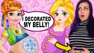 Pregnant Woman Plays Pregnancy GIRLS GAMES That Scare Her