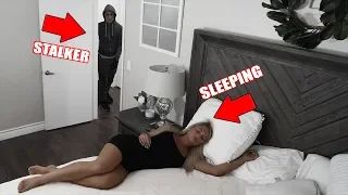 We Found a STALKER in her HOUSE (Hidden Camera)