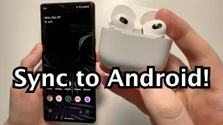 How to Connect AirPods 3 / ANY to Android Phones!