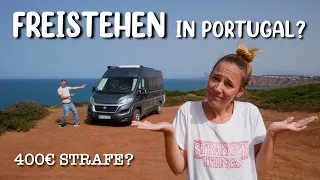 FREISTEHEN IN PORTUGAL 2022 - klappt das? Die Küste rund um Nazaré mit dem Campervan | VANLIFE