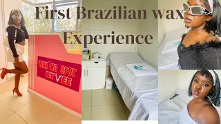 FIRST BRAZILIAN WAX EXPERIENCE/raw experience/I could not believe  this🥰🥰/waxingspotbyvee  #waxing