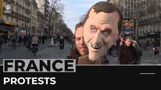 More than a million protest against pension reform in France