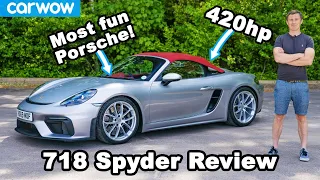Porsche Boxster Spyder review - see why it’s the most fun Porsche EVER!