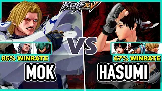 KOF XV 🔥 Mok (Shun'ei/Rugal/Kukri) vs Hasumi (Yuri/Isla/Rock)