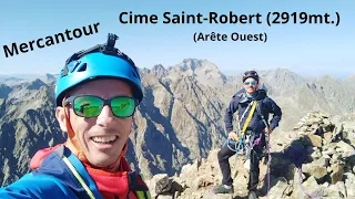 Cime Saint-Robert par son arête Ouest #mercantour #alpinisme