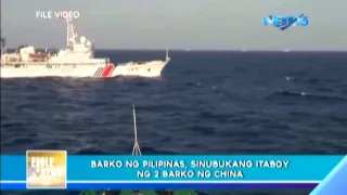 Chinese Coast Guard chases Philippine Navy vessels in West Philippine Sea