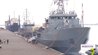 В Одессу зашли военные корабли НАТО, которые примут участие в маневрах в Черном море