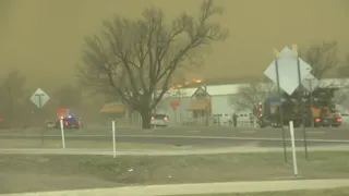 Rapidly expanding wildfires in the Texas Panhandle prompt evacuations