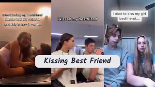 Trying to Kissing My Best Friend Tiktok Challenge | Kissing Compilation part 1