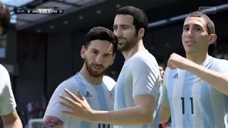 FIFA18 II Argentina vs France II World Cup 2018 Updated Gameplay(HD)[1080p60]