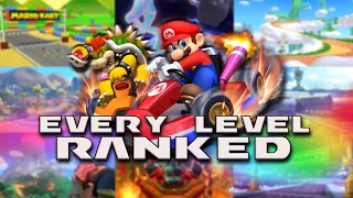 Every Mario Kart Course RANKED! - 156 Levels from Worst to Best
