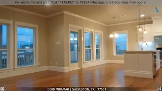 Priced at $395,000 - 0000 MIRAMAR, Galveston, TX 77554