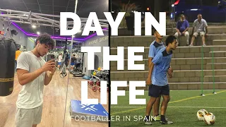 DAY IN THE LIFE OF A FOOTBALLER IN SPAIN