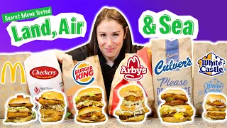 Who Has The Best Land, Air, & Sea? McDonald’s Secret Menu TESTED At Other Fast Food Chains