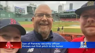 Son Throws First Pitch At Fenway In Honor Of Donny Bowes, Beloved Red Sox Security Supervisor