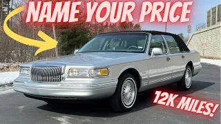 1997 Lincoln Town Car 12k Miles FOR SALE Just NAME YOUR PRICE! Own one of the LAST 97’s!