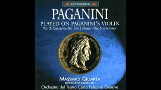 Played on Paganini's Violin Paganini Violin Concerto No  3