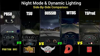 5 Games with Night Mode & DYNAMIC Lighting - Side By Side Comparison | Which Is Best??