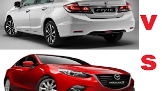 Honda Civic 2017 vs Mazda 3 2017