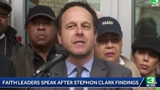 Sac faith leaders speak after DA announces no charges in Clark's police shooting death