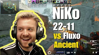 【CS2 POV+Utility】NiKo (22-11) vs Fluxo (ancient) | CCT 2023 Online Finals 5 | Nov 30, 2023