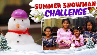 Summer Snowman Challenge ☃️ | Creating Artificial Snow 😱 | Inis Galataas