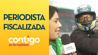 "LEY PAREJA NO ES DURA":  Periodista de CHV fue fiscalizada en despacho de Contigo en la Mañana