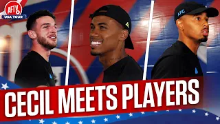 Cecil Meets The Arsenal Players! | USA Tour Vlog Day 6