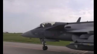 NATO Gripens intercepting Russian Air Force @ Baltic Air policing