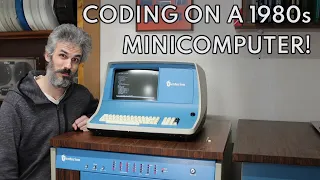 Coding on a 1980s Business Minicomputer!