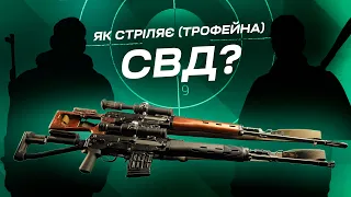 Як стріляє (трофейна) СВД? Відстріл у тирі