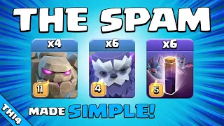 EMBRACE THE SPAM FOR 3 STARS!!! TH14 Attack Strategy | Clash of Clans