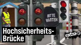 Realer Irrsinn: Hochsicherheits-Pontonbrücke bei Bochum | extra 3 | NDR