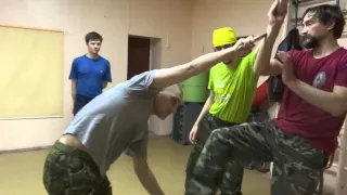 2014 тренировка по рукопашному бою. система Рябко. Новосибирск