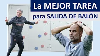 Ejercicio para MEJORAR la SALIDA de BALÓN en fútbol 11 (y fútbol 7)