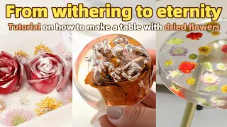 🌺Casting Dried Flowers In Resin Table-Tips and Tricks You Need To Know!