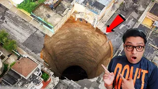 रहस्यमयी गढ्ढा जो निगल गया पूरी ईमारत को | Sinkhole expained in hindi | Top enigmatic facts