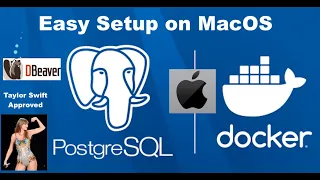 Setup PostgreSQL Docker Image on MacOS