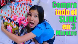 COMPRO TODO EL SLIME EN TRES MINUTOS | AnaNana Toys