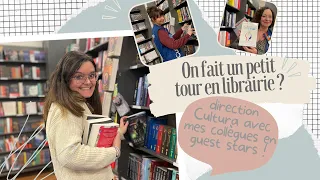 On fait un tour en librairie ? 📚 Episode #1 : Cultura avec mes collègues en guest star ! 🥰