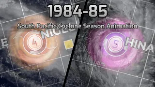 1984-85 South Pacific Cyclone Season Animation