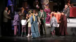 Children's Chorus. La Boheme Act 2 Opening Kolozsvári Magyar Opera May 12, 2016