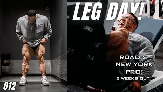 Nick Walker | ROAD 2 NEW YORK PRO! | 2 WEEKS OUT! | LEG DAY! #ifbb #bodybuilding #legday