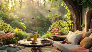 Relax Jazz At Fairy Spring Ambience In Cozy Fairy Coffee Shop For Relax, Study, Work 🌸 Jazz Music