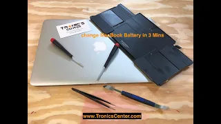 How to change Battery on Apple 13" MacBook Air A1466 and A1369   HD 1080p